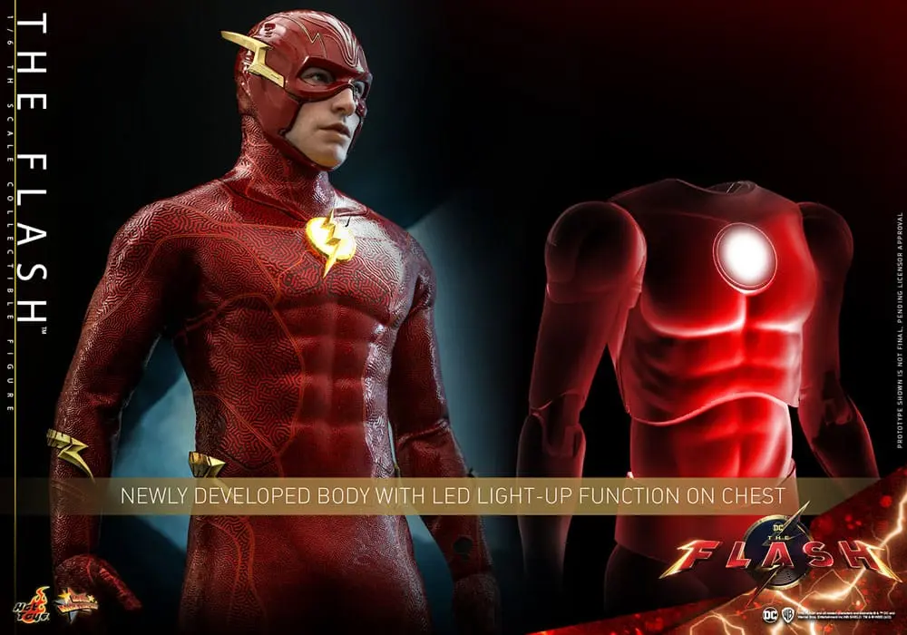 The Flash Movie Masterpiece Akčná figúrka 1/6 The Flash 30 cm produktová fotografia