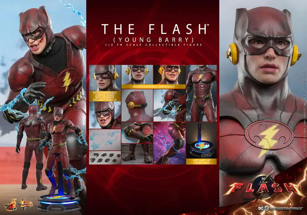 The Flash Movie Masterpiece Akčná Figúrka 1/6 The Flash (Young Barry) 30 cm produktová fotografia