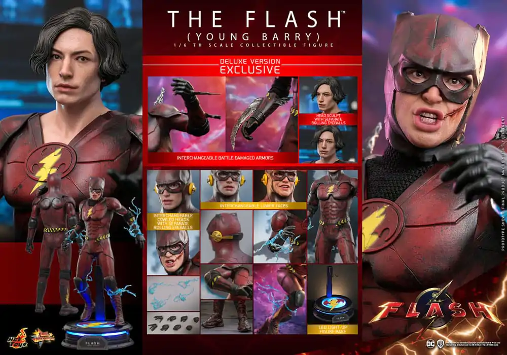The Flash Movie Masterpiece Akčná Figúrka 1/6 The Flash (Young Barry) (Deluxe Version) 30 cm produktová fotografia