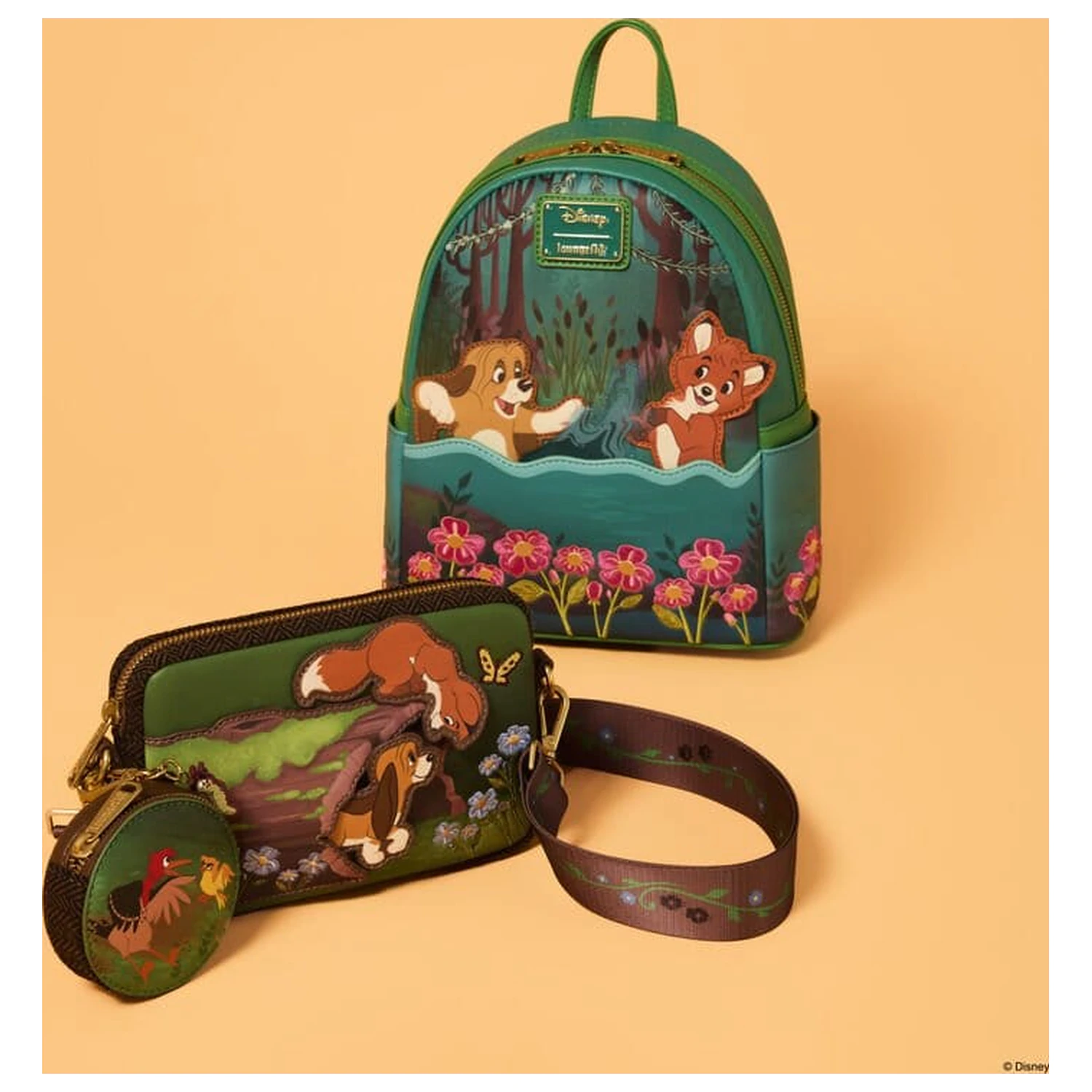 The Fox and the Hound by Loungefly Plátenná nákupná taška Tod & Vixey produktová fotografia