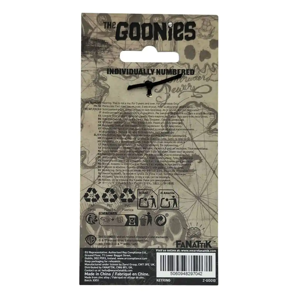 The Goonies Keychain 40th Anniversary Copper Bones Limited Edition Kľúčenka produktová fotografia