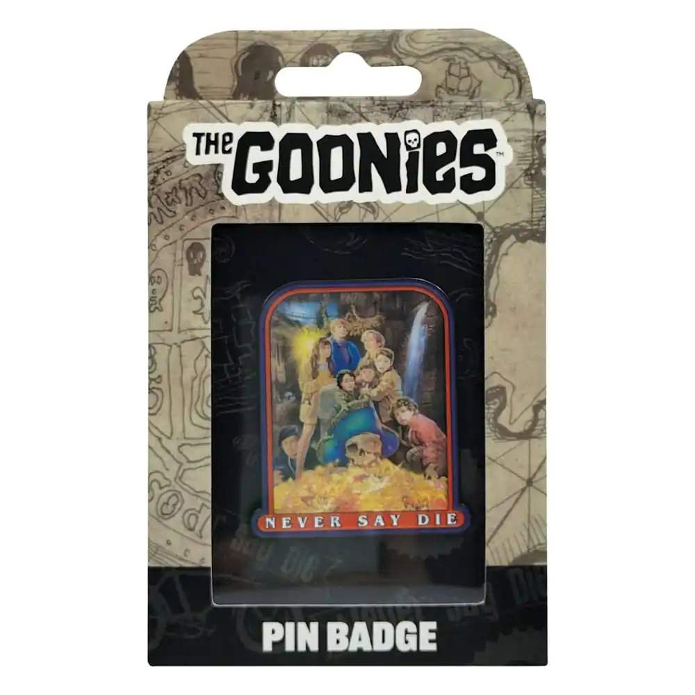 The Goonies Pin Odznak 40th Anniversary Never Say Die produktová fotografia