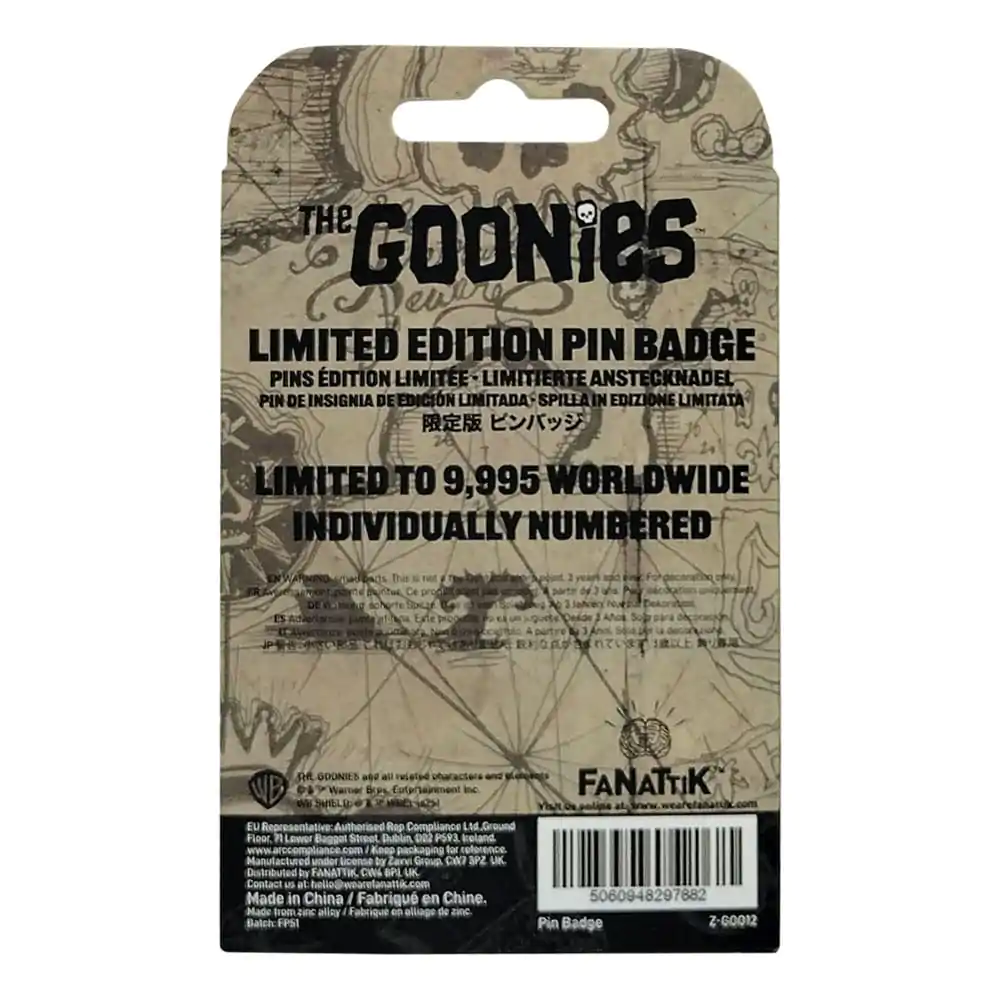 The Goonies Pin Odznak 40th Anniversary Never Say Die produktová fotografia