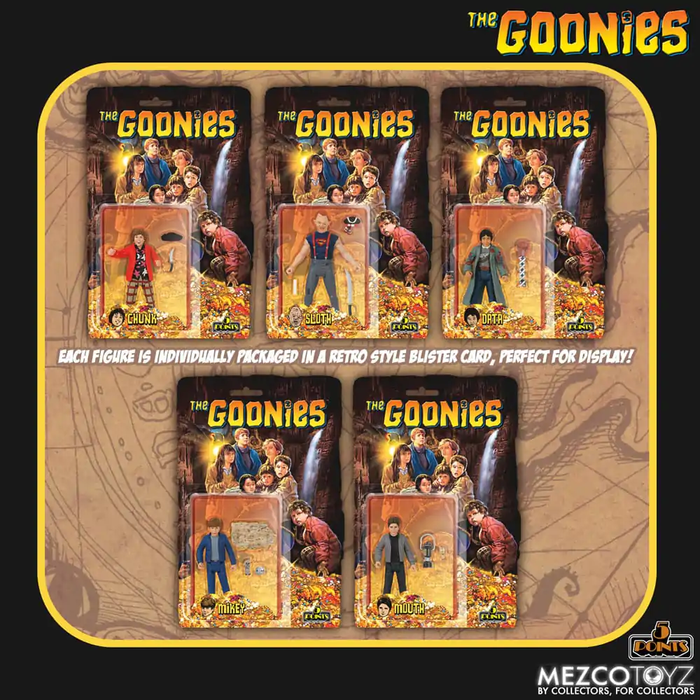 The Goonies 5 Points Action Figures The Goonies 9 cm termékfotó