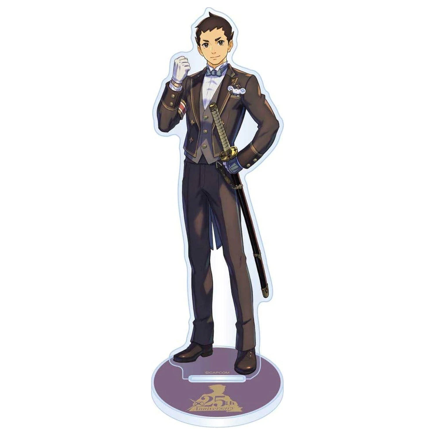 The Great Ace Attorney 25th Anniversary akrylový stojan Ryunosuke Naruhodo Main Visual 15 cm produktová fotografia