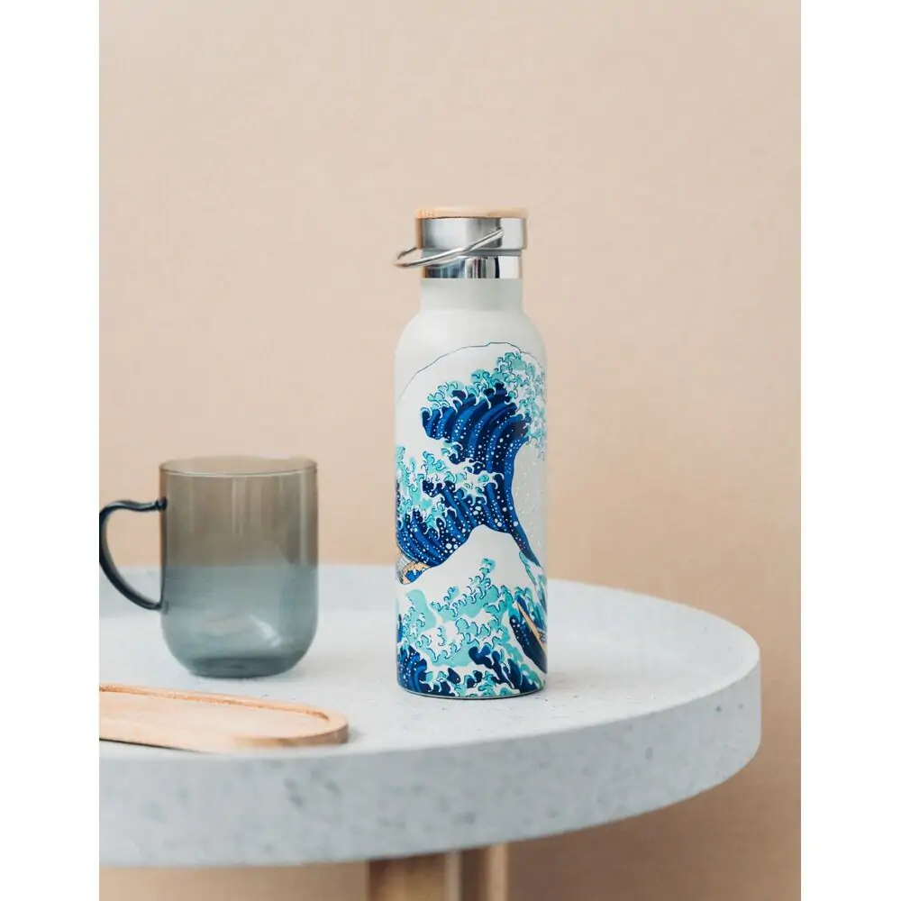 The Great Wave of Kanagawa Hokusai Nerezová oceľ fľaša 500ml produktová fotografia