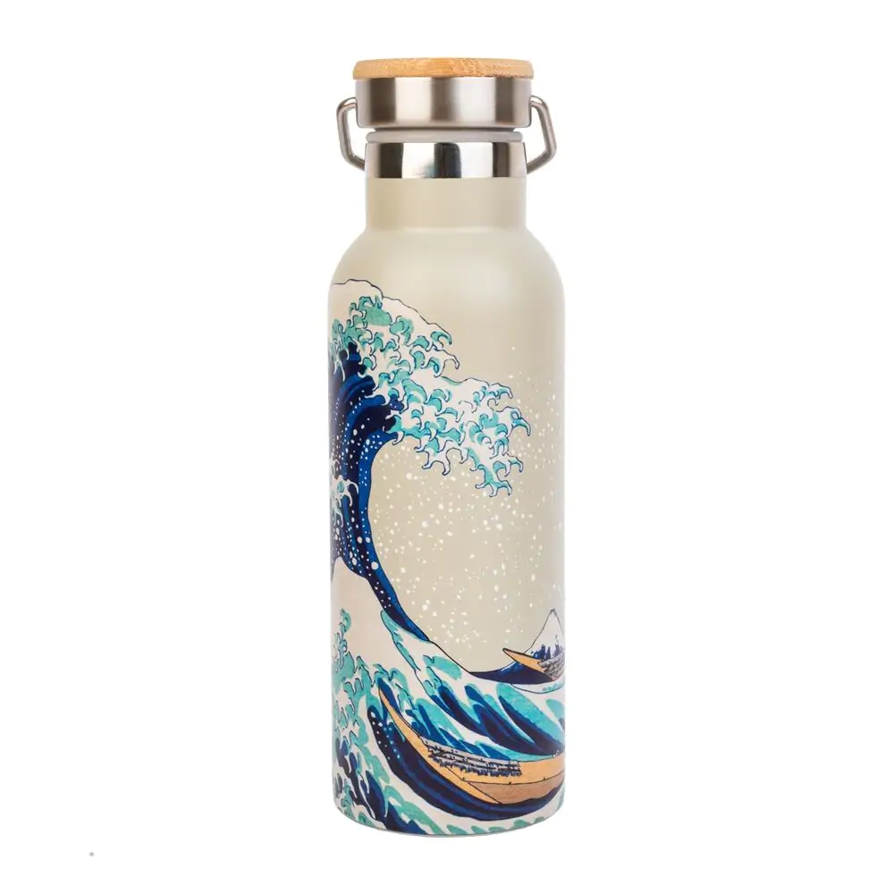 The Great Wave of Kanagawa Hokusai Nerezová oceľ fľaša 500ml produktová fotografia