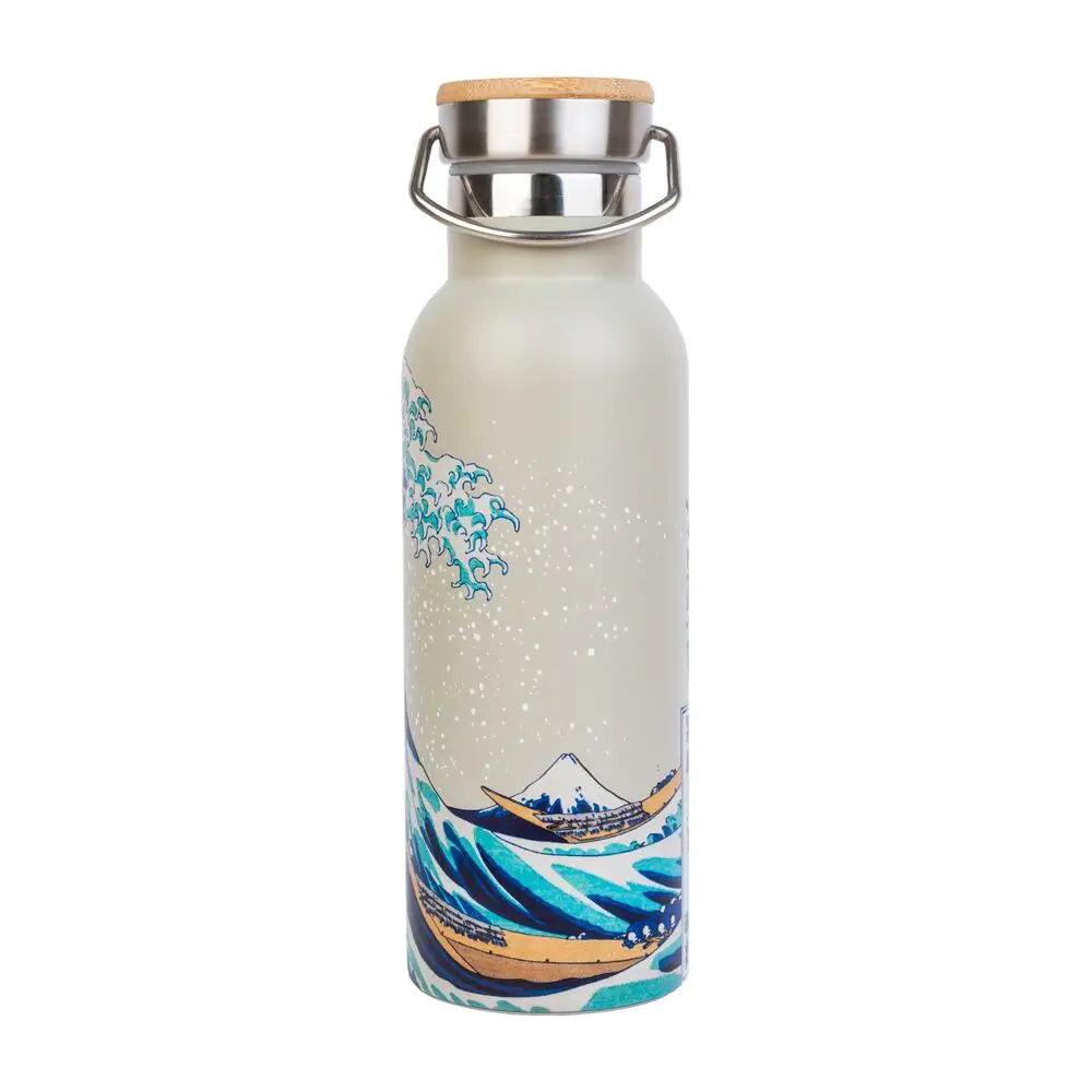 The Great Wave of Kanagawa Hokusai Nerezová oceľ fľaša 500ml produktová fotografia