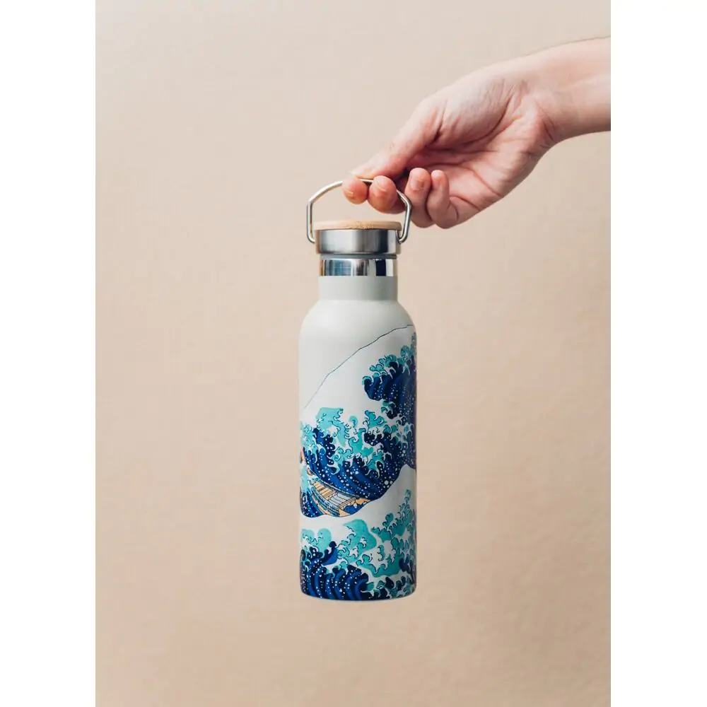 The Great Wave of Kanagawa Hokusai Nerezová oceľ fľaša 500ml produktová fotografia