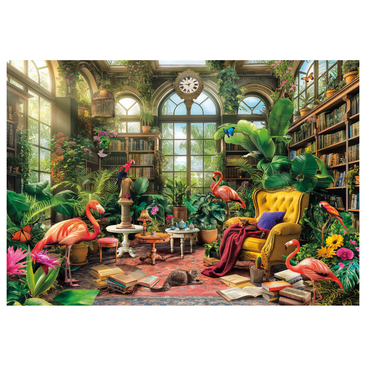 The Greenhouse Library puzzle 1000 dielikov produktová fotografia