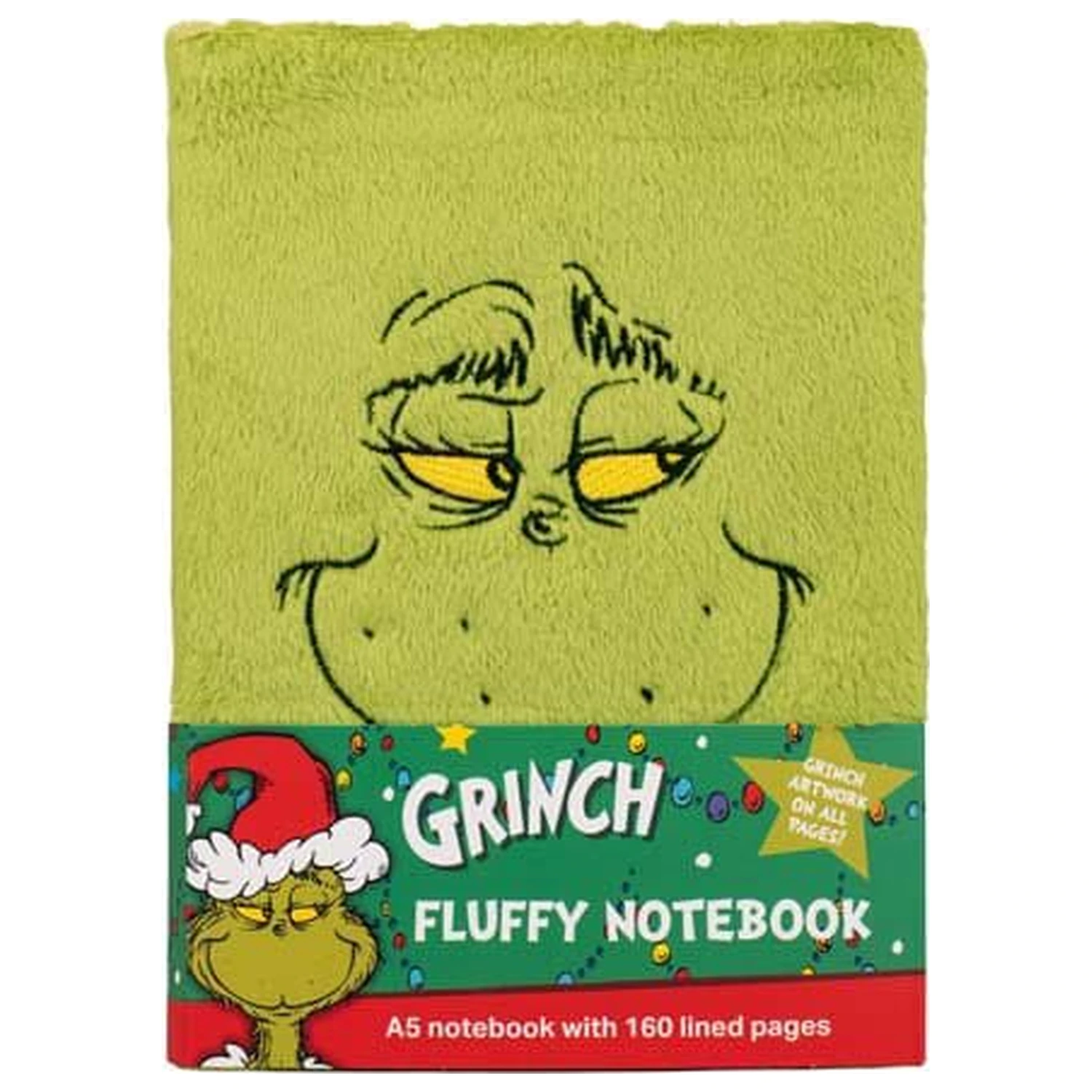 The Grinch zápisník A5 produktová fotografia
