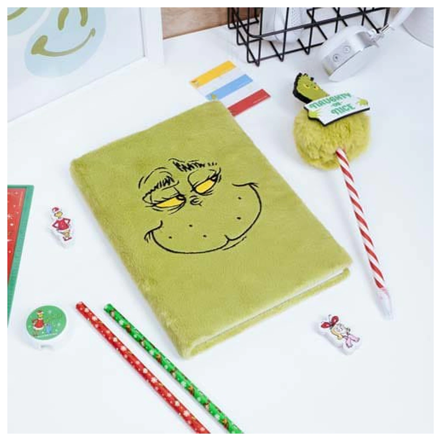 The Grinch zápisník A5 produktová fotografia