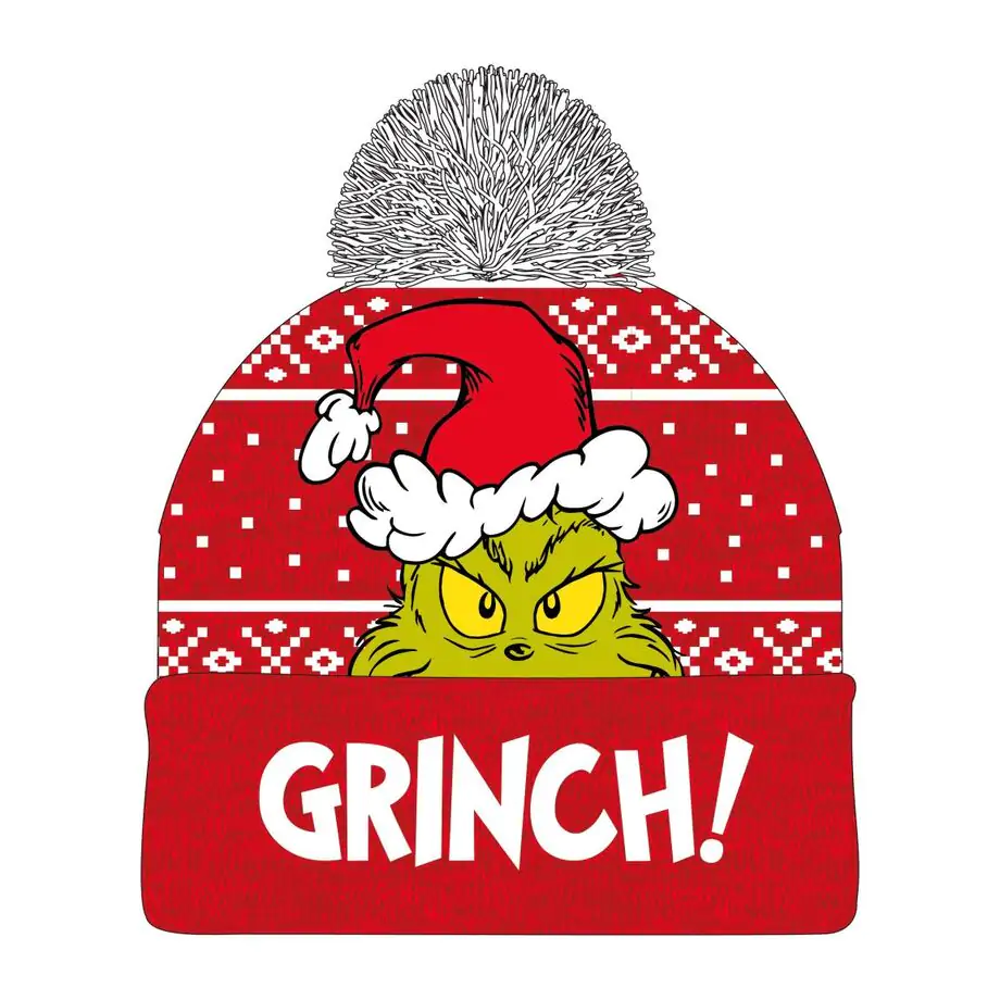 Vianočná čiapka Grinch produktová fotografia