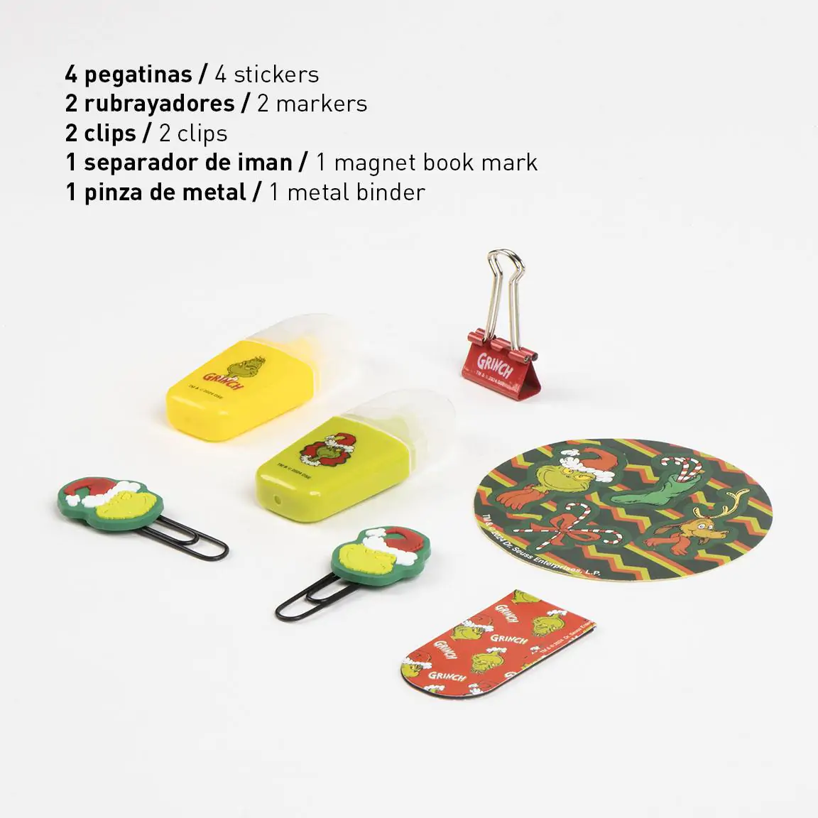 The Grinch tree ornment s papiernictvom - sada 5 kusov produktová fotografia