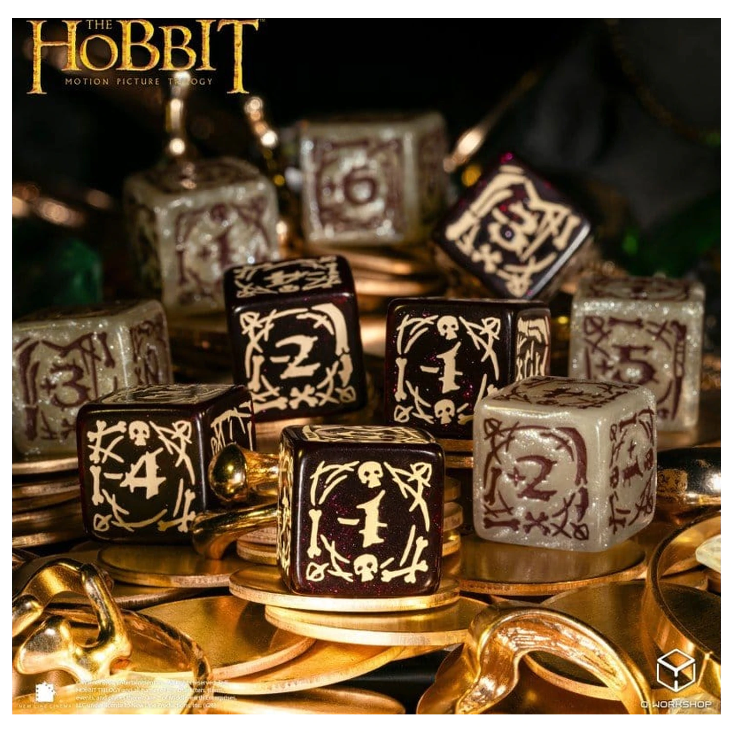 The Hobbit: sada 10 D6 kociek Goblins produktová fotografia