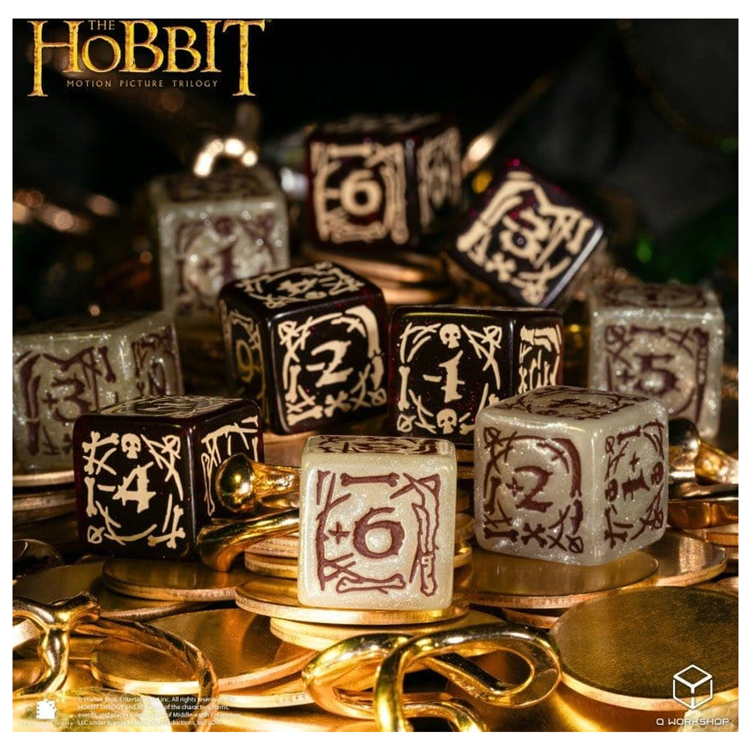 The Hobbit: sada 10 D6 kociek Goblins produktová fotografia