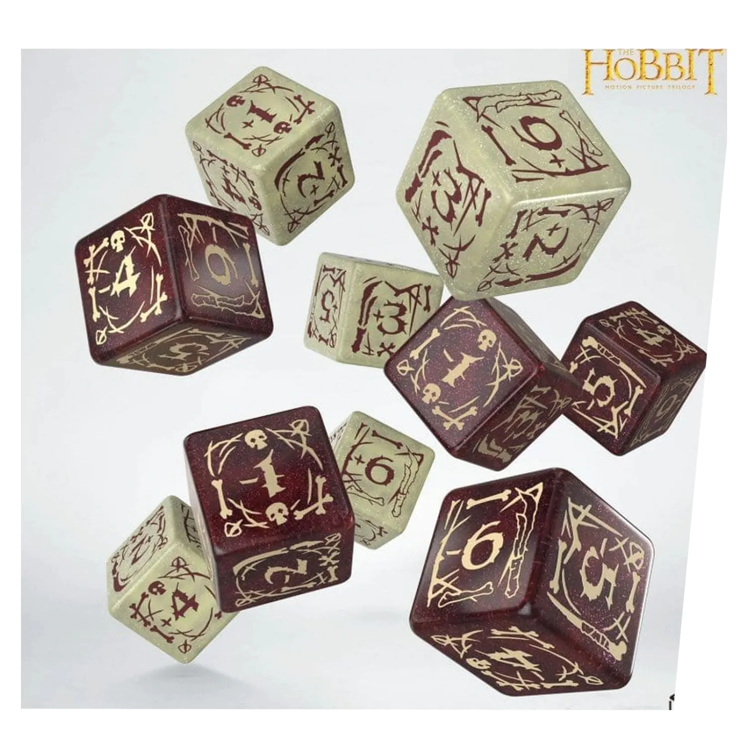 The Hobbit: sada 10 D6 kociek Goblins produktová fotografia