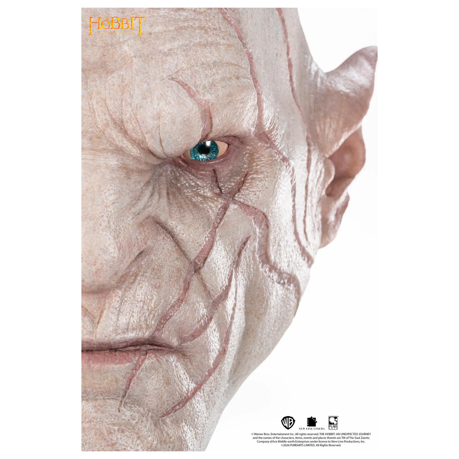 The Hobbit Umelecká maska Azog Replika 1/1 54cm produktová fotografia