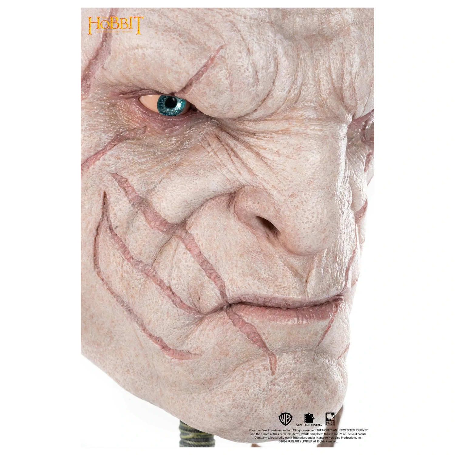 The Hobbit Umelecká maska Azog Replika 1/1 54cm produktová fotografia