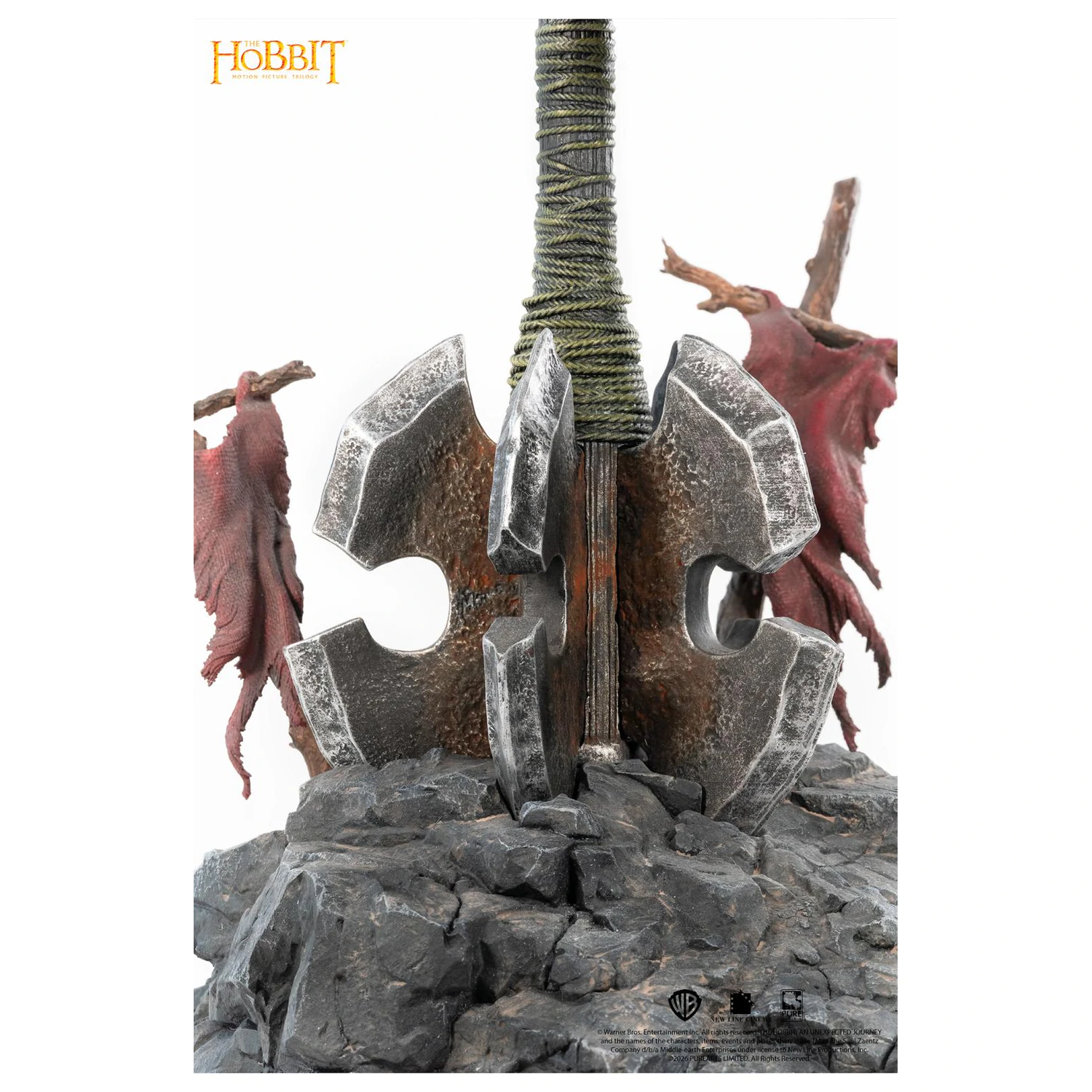 The Hobbit Umelecká maska Azog Replika 1/1 54cm produktová fotografia