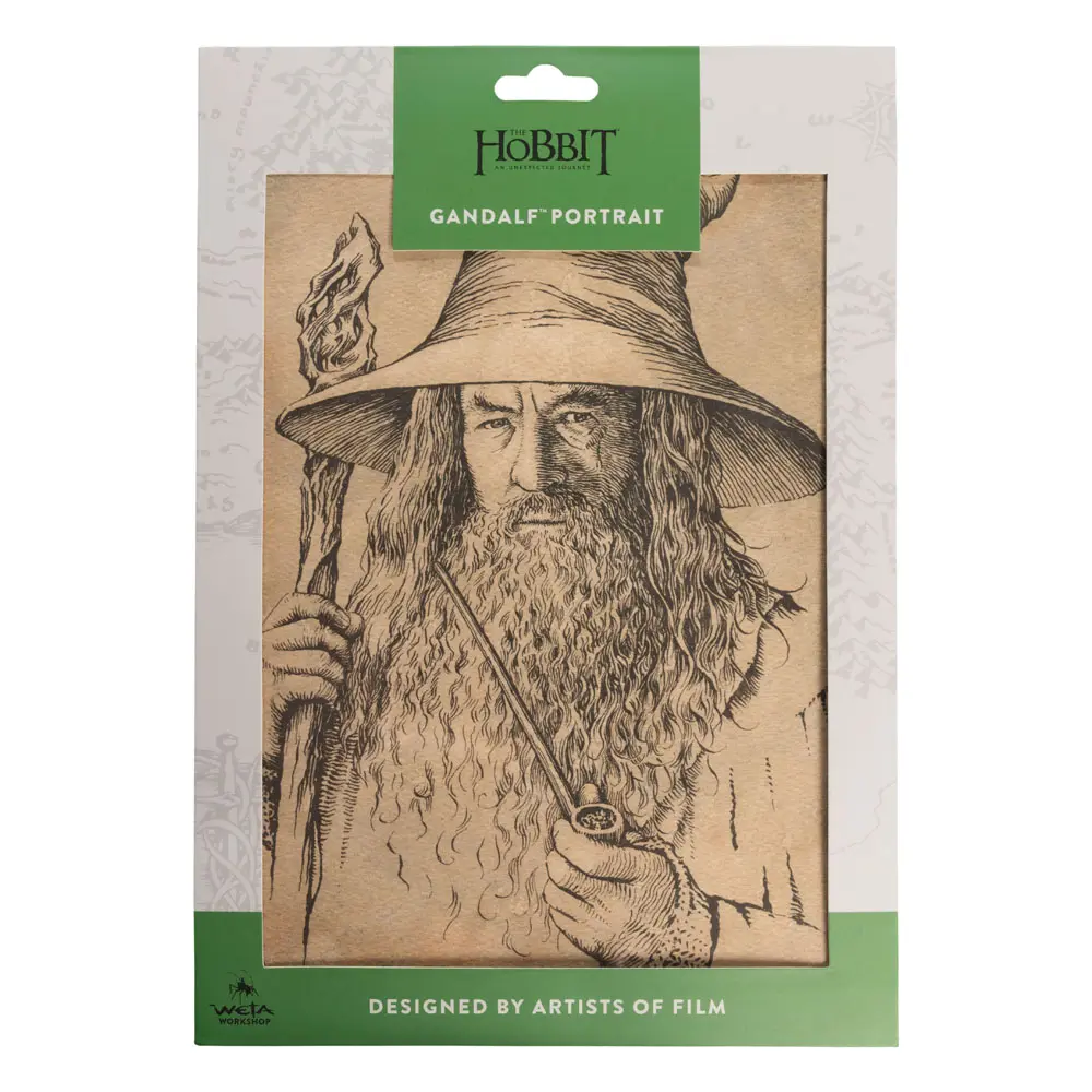 The Hobbit Art Print Portrét Gandalf the Grey 21 x 28 cm produktová fotografia