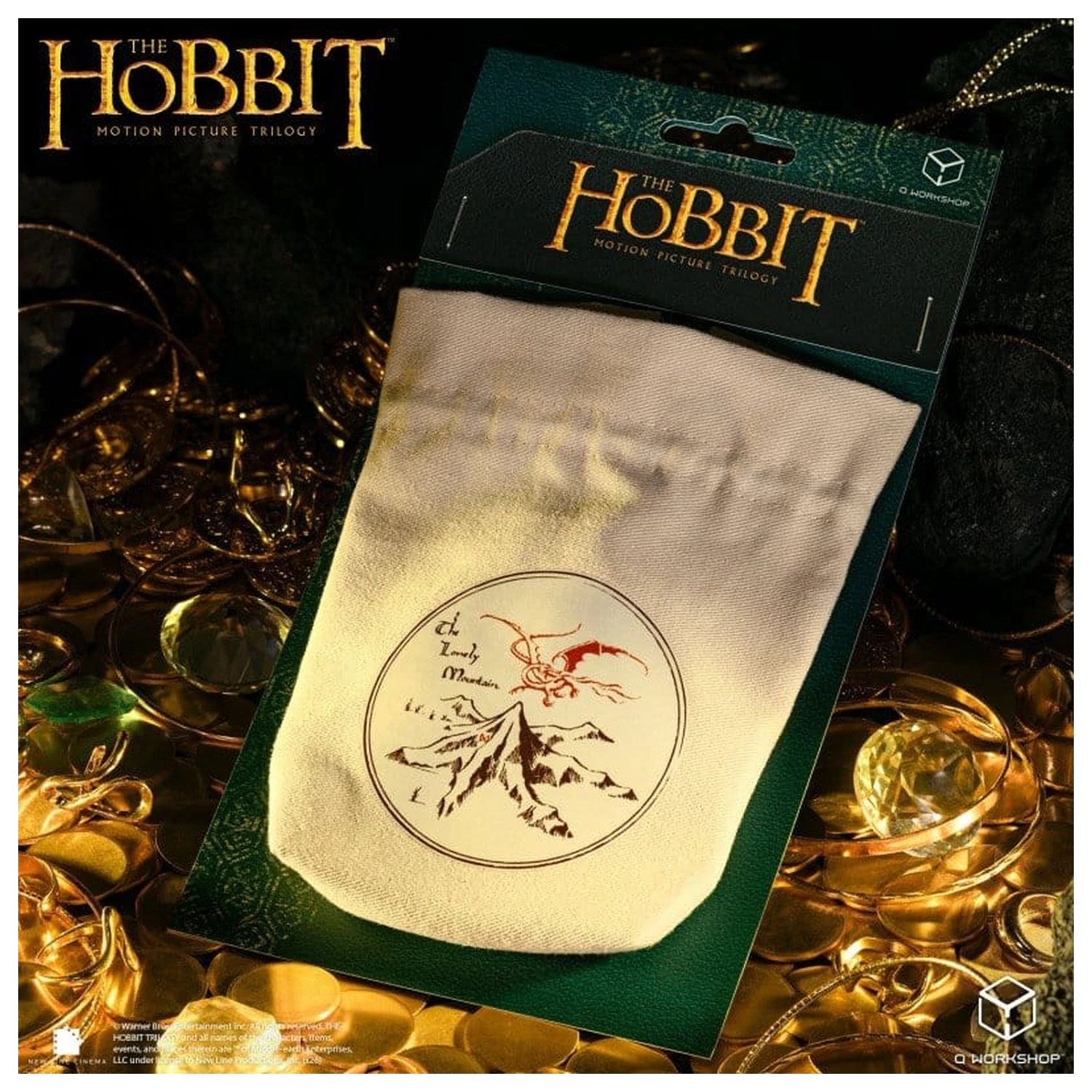 The Hobbit Erebor vrecúško na kocky produktová fotografia