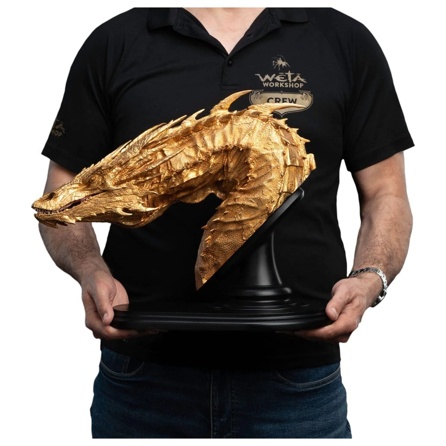 The Hobbit Busta Smaug the Golden 36 cm produktová fotografia