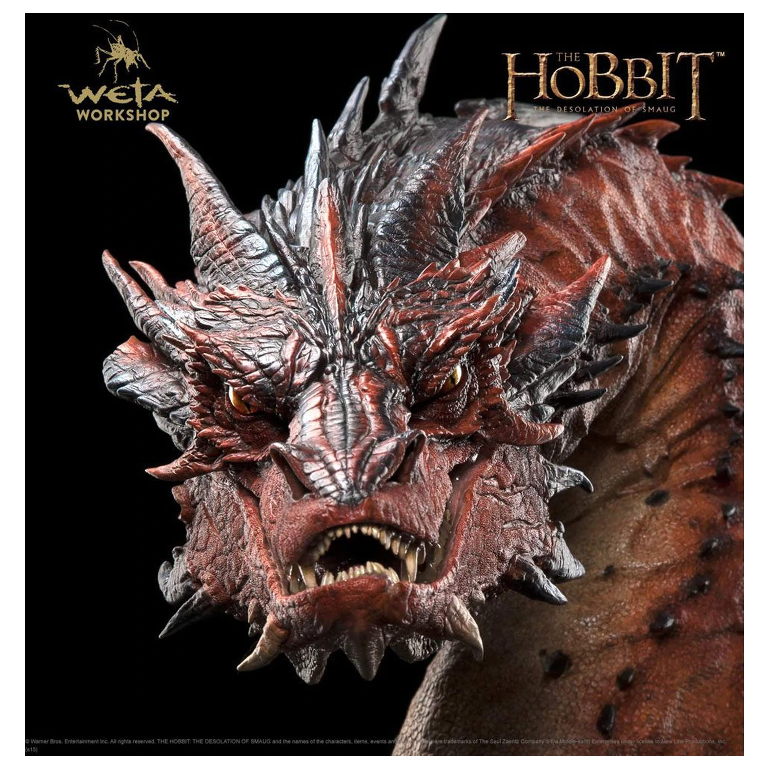 The Hobbit The Desolation of Smaug Bust Smaug 36 cm produktová fotografia