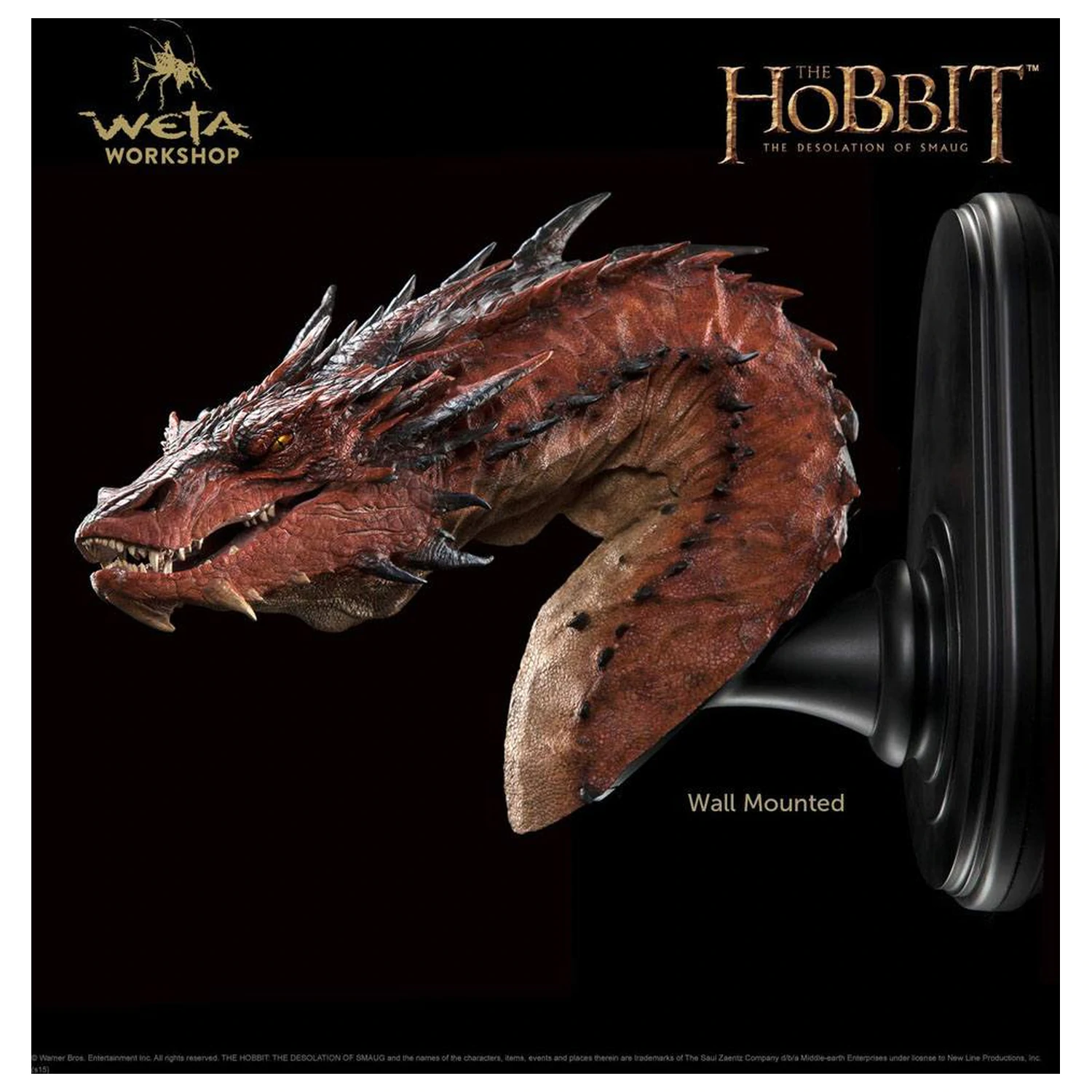 The Hobbit The Desolation of Smaug Bust Smaug 36 cm produktová fotografia