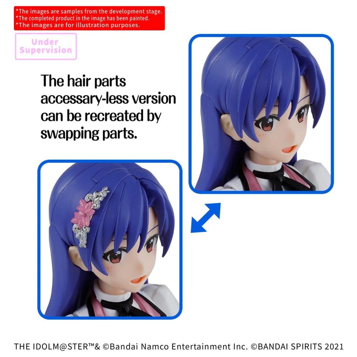 The Idolmaster 30MS Chihaya Kisaragi (20th Anniv. You and I) modelová súprava produktová fotografia