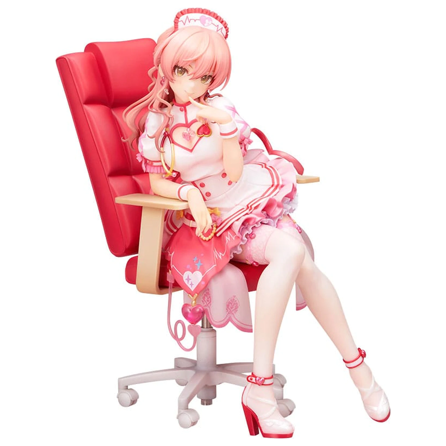 The Idolmaster Cinderella Girls PVC socha 1/7 Mika Jougasaki Halloween Love Nurse Ver. 20 cm produktová fotografia