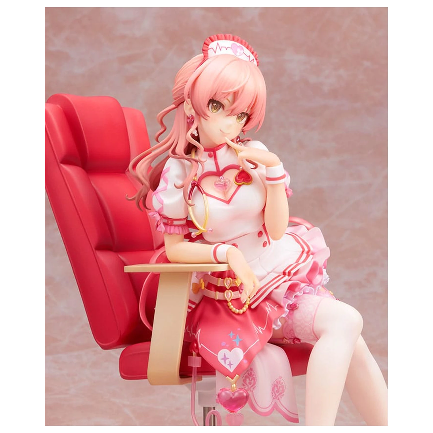 The Idolmaster Cinderella Girls PVC socha 1/7 Mika Jougasaki Halloween Love Nurse Ver. 20 cm produktová fotografia