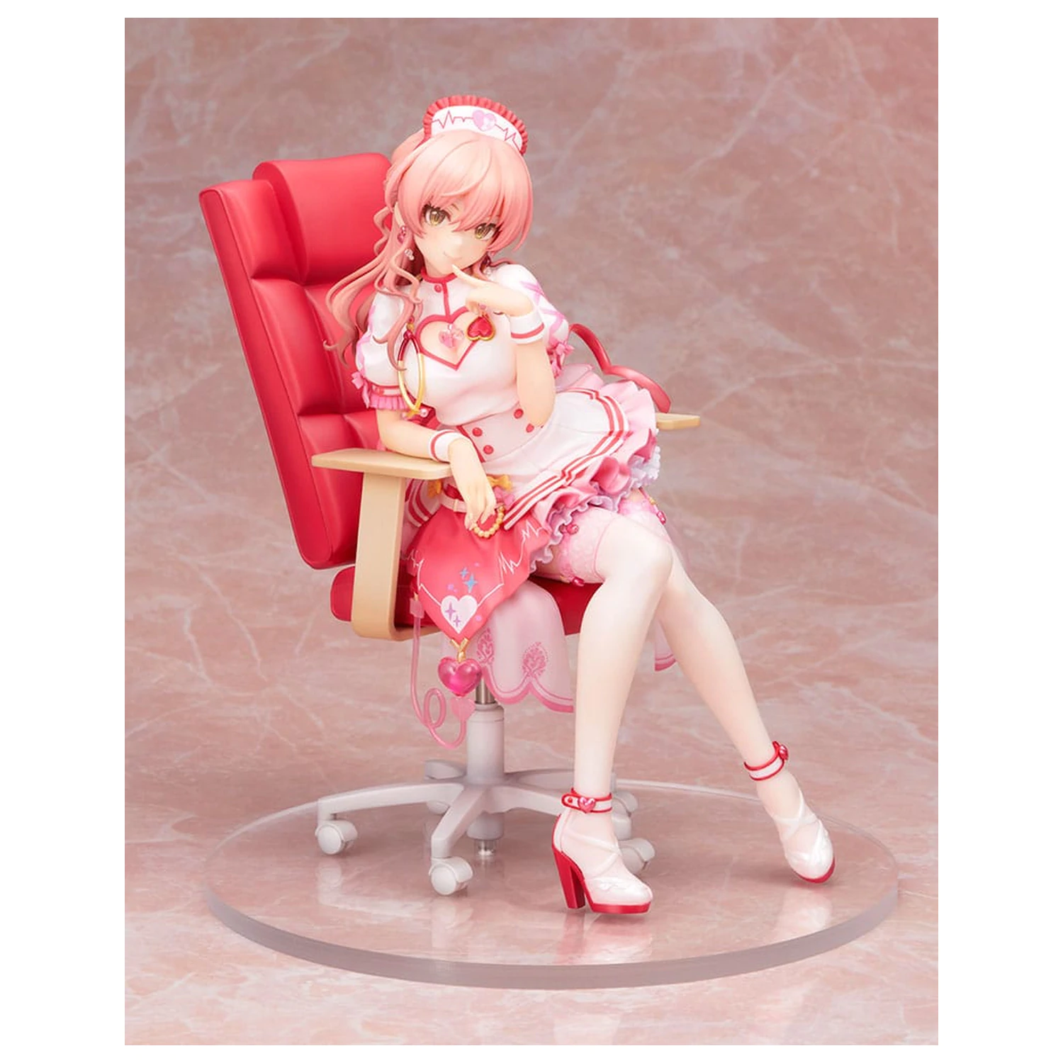 The Idolmaster Cinderella Girls PVC socha 1/7 Mika Jougasaki Halloween Love Nurse Ver. 20 cm produktová fotografia