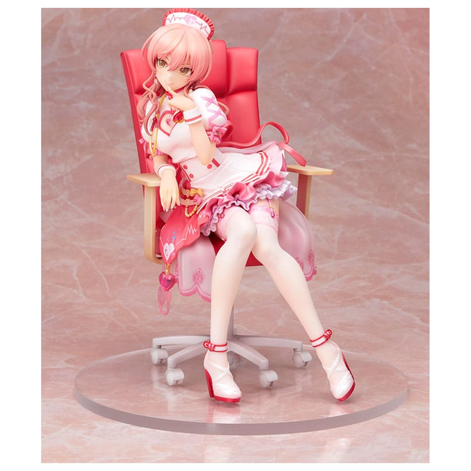 The Idolmaster Cinderella Girls PVC socha 1/7 Mika Jougasaki Halloween Love Nurse Ver. 20 cm produktová fotografia