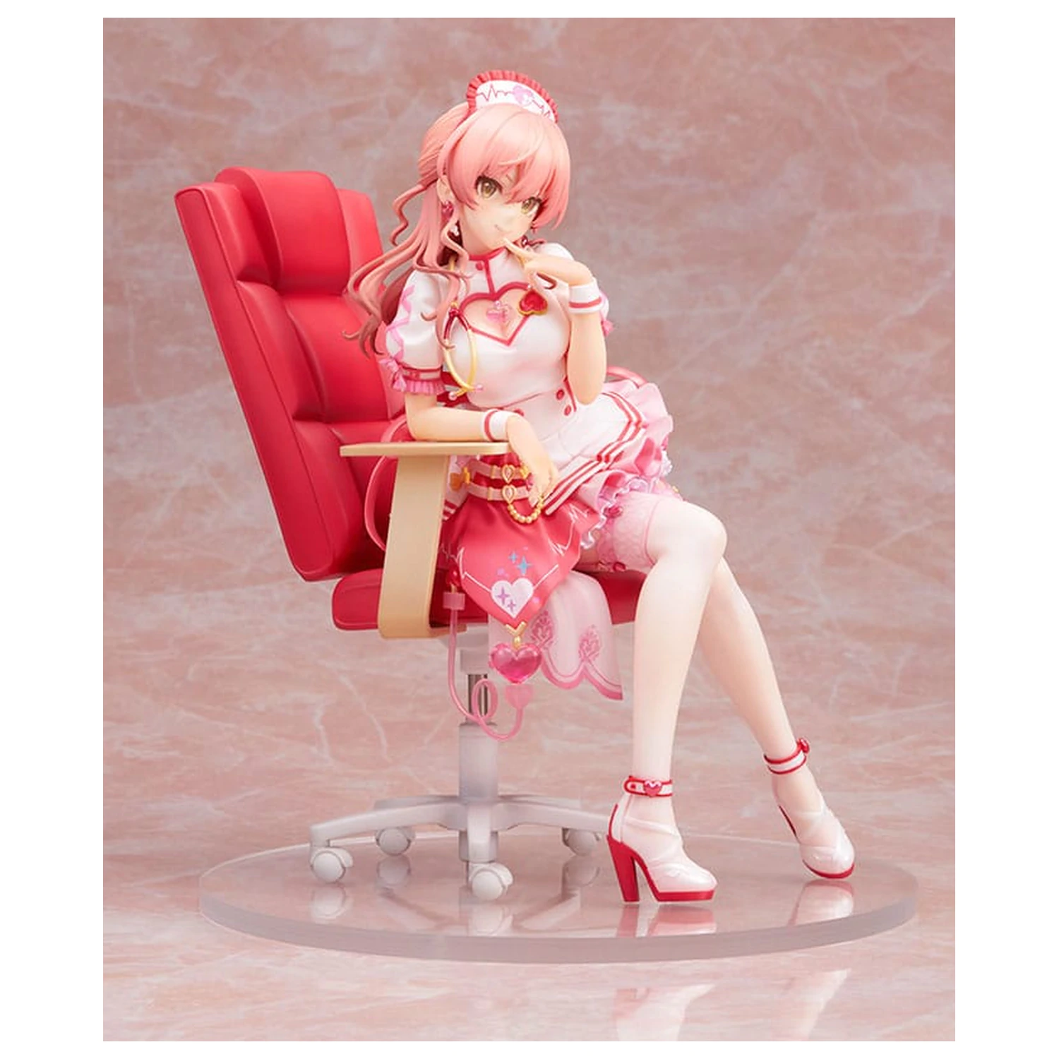 The Idolmaster Cinderella Girls PVC socha 1/7 Mika Jougasaki Halloween Love Nurse Ver. 20 cm produktová fotografia