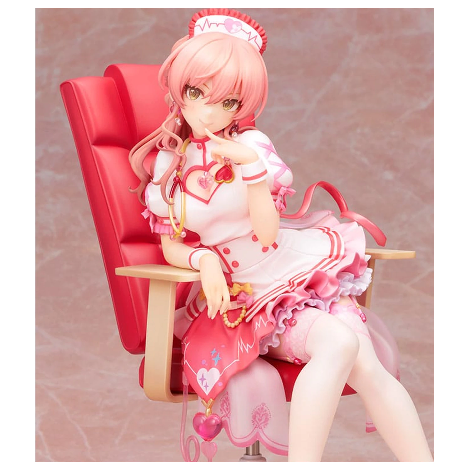 The Idolmaster Cinderella Girls PVC socha 1/7 Mika Jougasaki Halloween Love Nurse Ver. 20 cm produktová fotografia