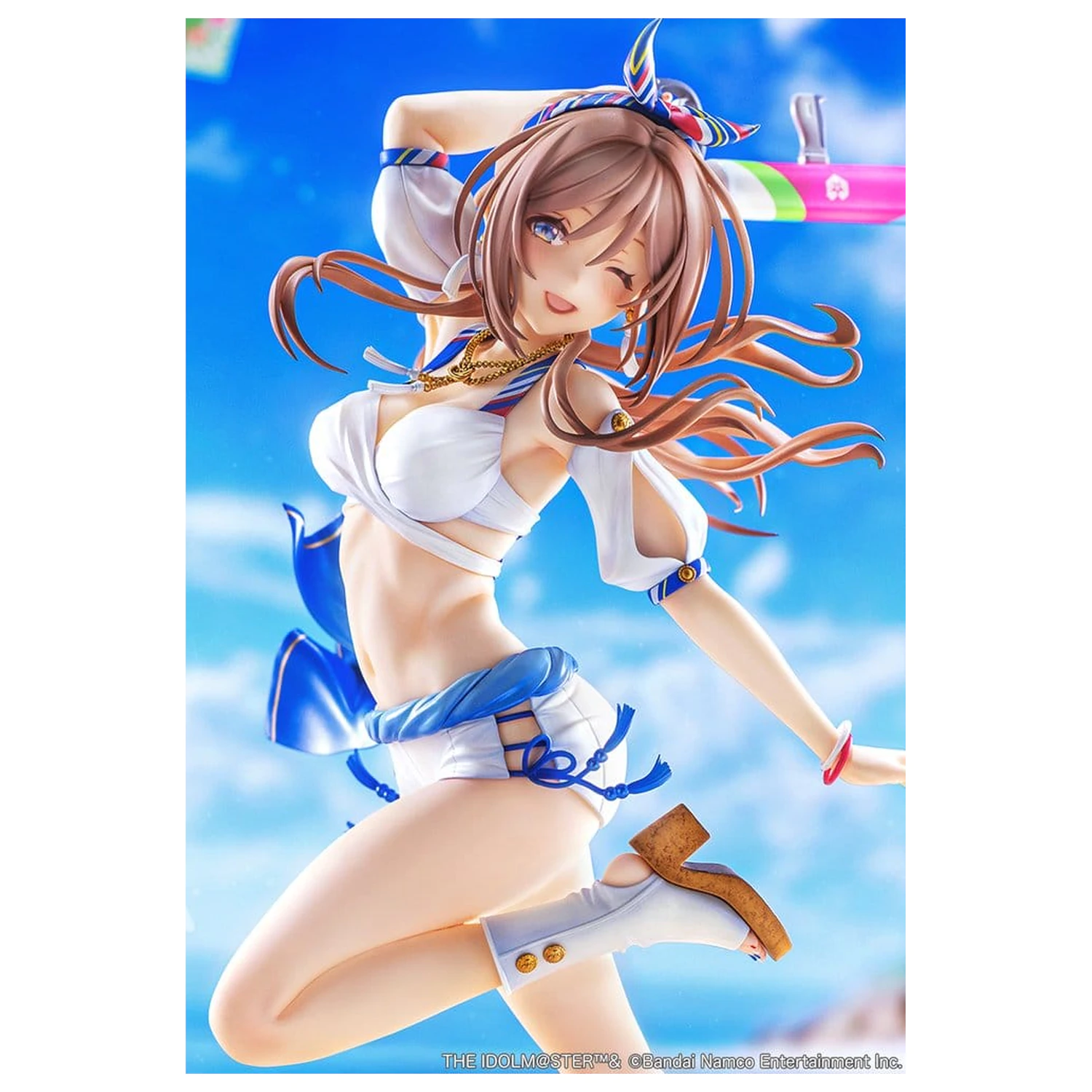 The Idolmaster Gakuen PVC figúrka 1/7 Himesaki Rinami Kimi to Semi Blue Ver. 27 cm produktová fotografia