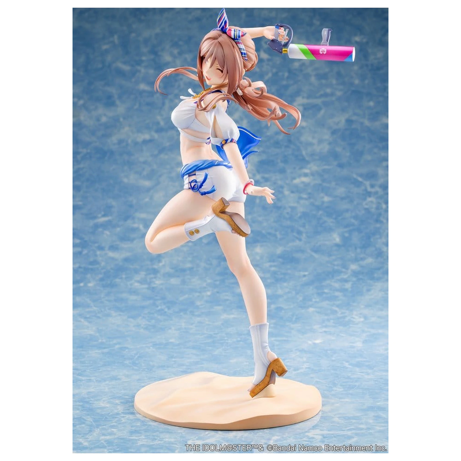 The Idolmaster Gakuen PVC figúrka 1/7 Himesaki Rinami Kimi to Semi Blue Ver. 27 cm produktová fotografia