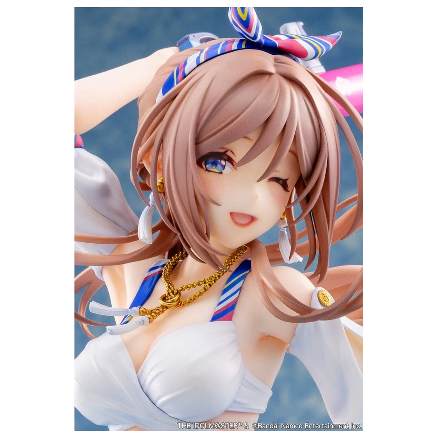 The Idolmaster Gakuen PVC figúrka 1/7 Himesaki Rinami Kimi to Semi Blue Ver. 27 cm produktová fotografia