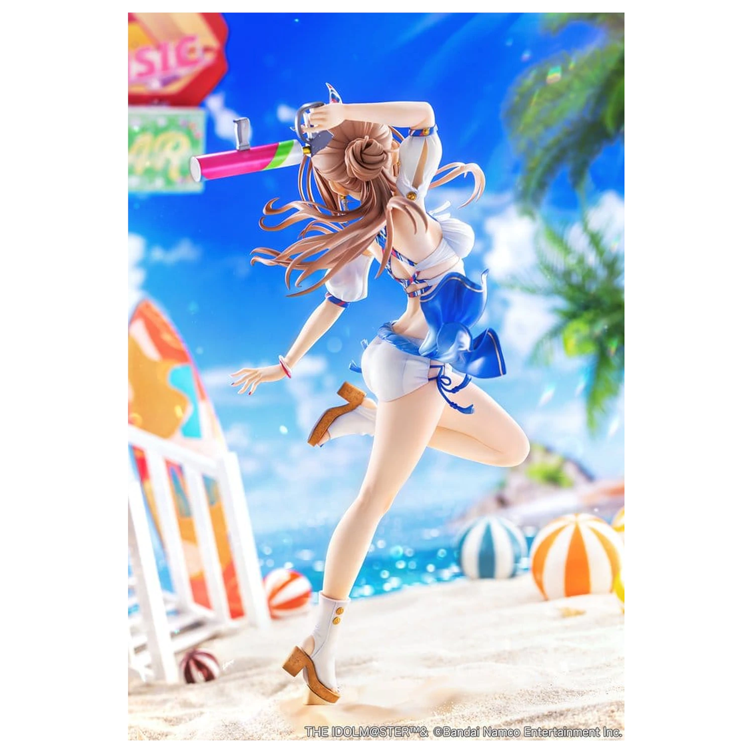 The Idolmaster Gakuen PVC figúrka 1/7 Himesaki Rinami Kimi to Semi Blue Ver. 27 cm produktová fotografia