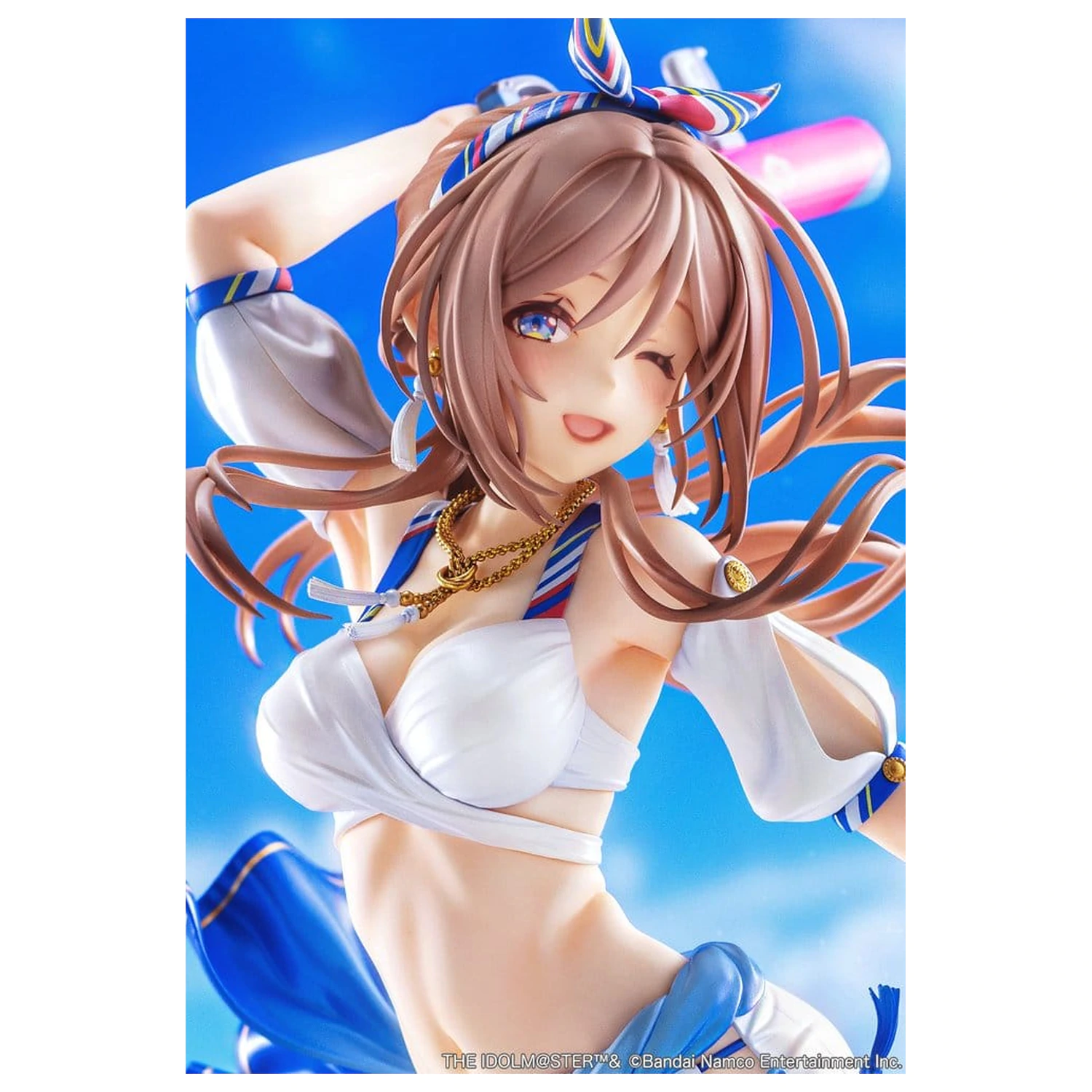 The Idolmaster Gakuen PVC figúrka 1/7 Himesaki Rinami Kimi to Semi Blue Ver. 27 cm produktová fotografia