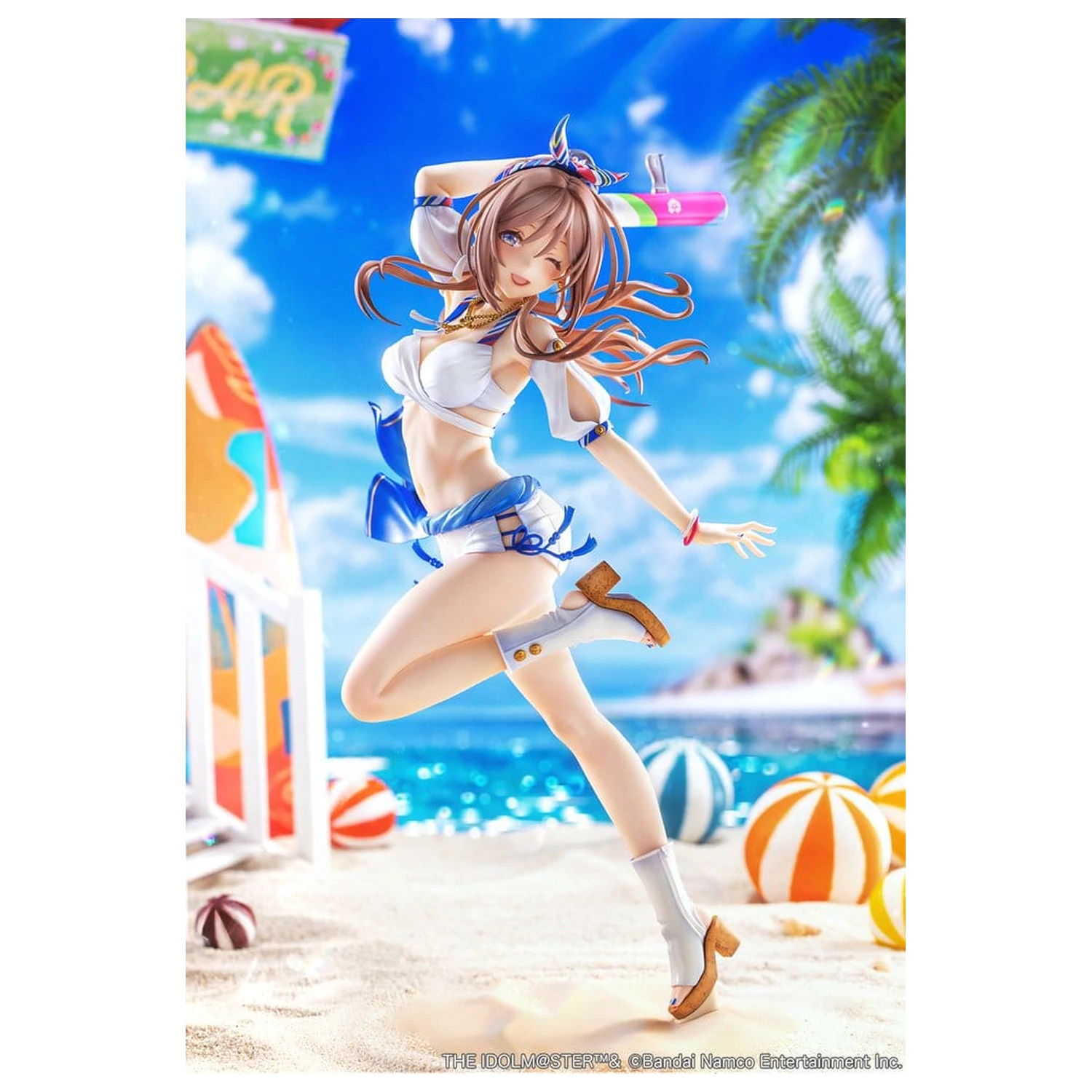 The Idolmaster Gakuen PVC figúrka 1/7 Himesaki Rinami Kimi to Semi Blue Ver. With Bonus 27 cm produktová fotografia