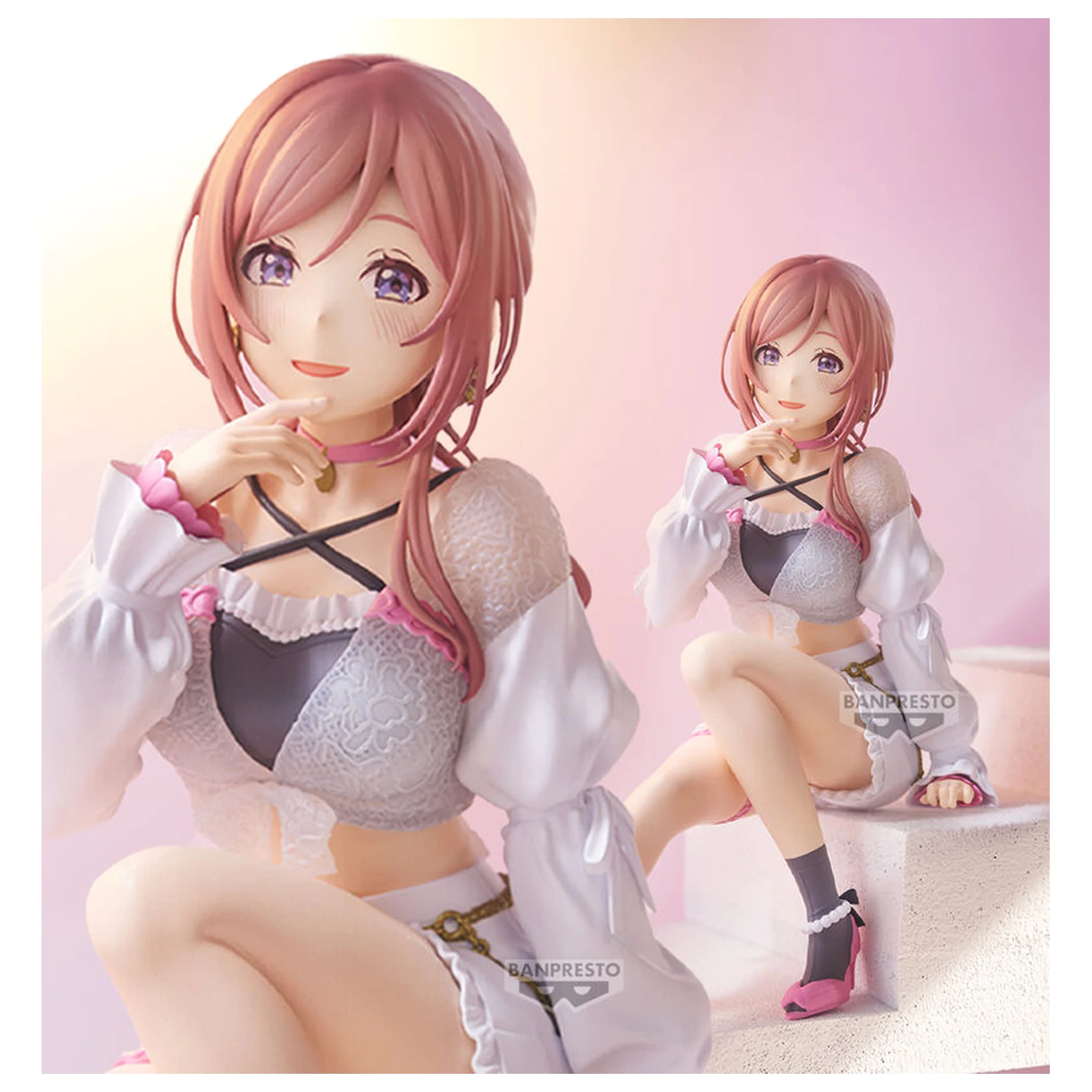 The Idolmaster Gakuen Espresto Sheer frills figúrka Rinami Himesaki 21 cm produktová fotografia