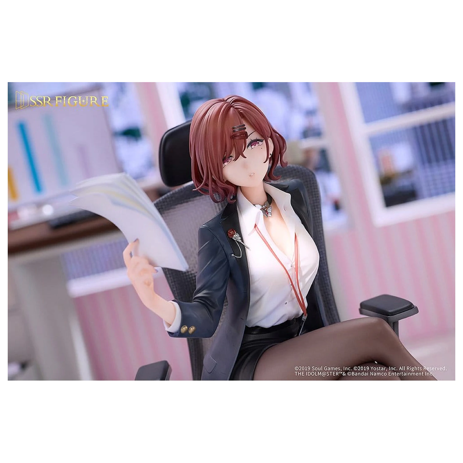 The Idolmaster Shiny Colors x Mahjong Soul PVC Figúrka 1/7 Madoka Higuchi Effortless Work Ver. 21 cm produktová fotografia