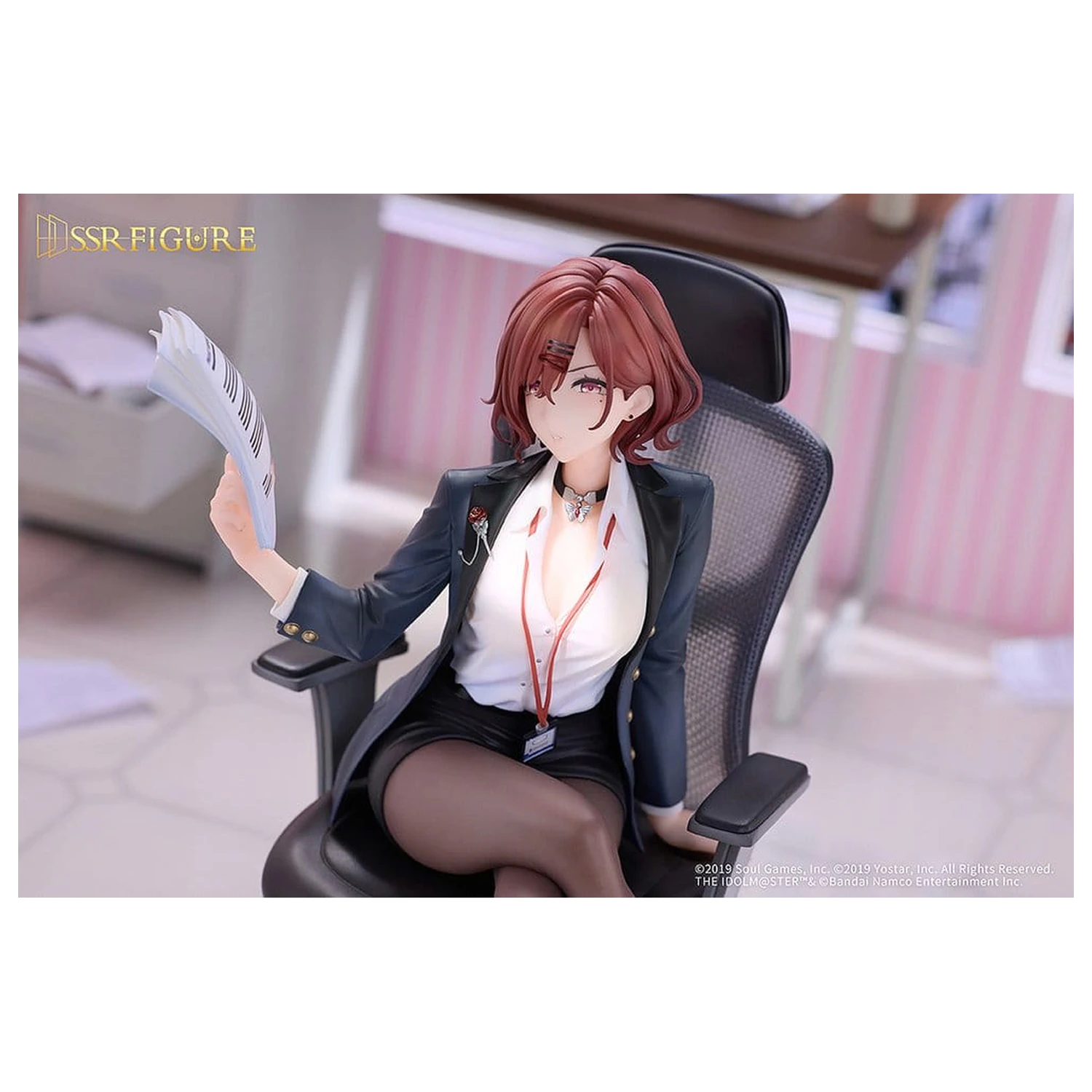 The Idolmaster Shiny Colors x Mahjong Soul PVC Figúrka 1/7 Madoka Higuchi Effortless Work Ver. 21 cm produktová fotografia