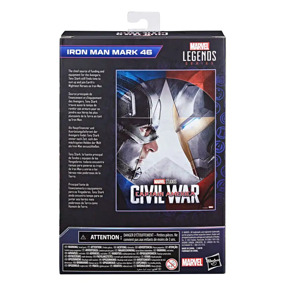 The Infinity Saga Marvel Legends Akčná figúrka Iron Man Mark 46 (Captain America: Civil War) 15 cm produktová fotografia