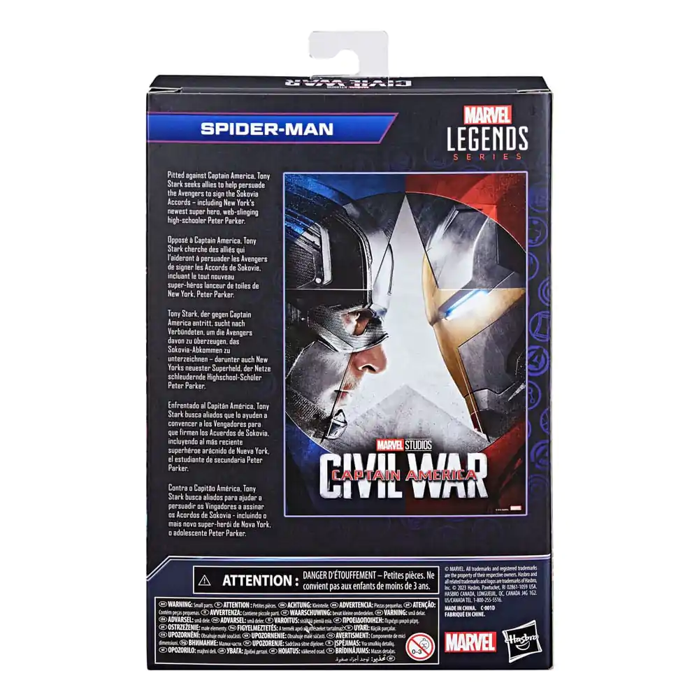 The Infinity Saga Marvel Legends Akčná Figúrka Spider-Man (Captain America: Civil War) 15 cm produktová fotografia