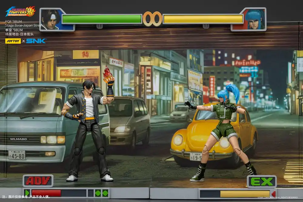 The King Of Fighters '98 Diorama Scénická Základňa Japonská Ulica produktová fotografia
