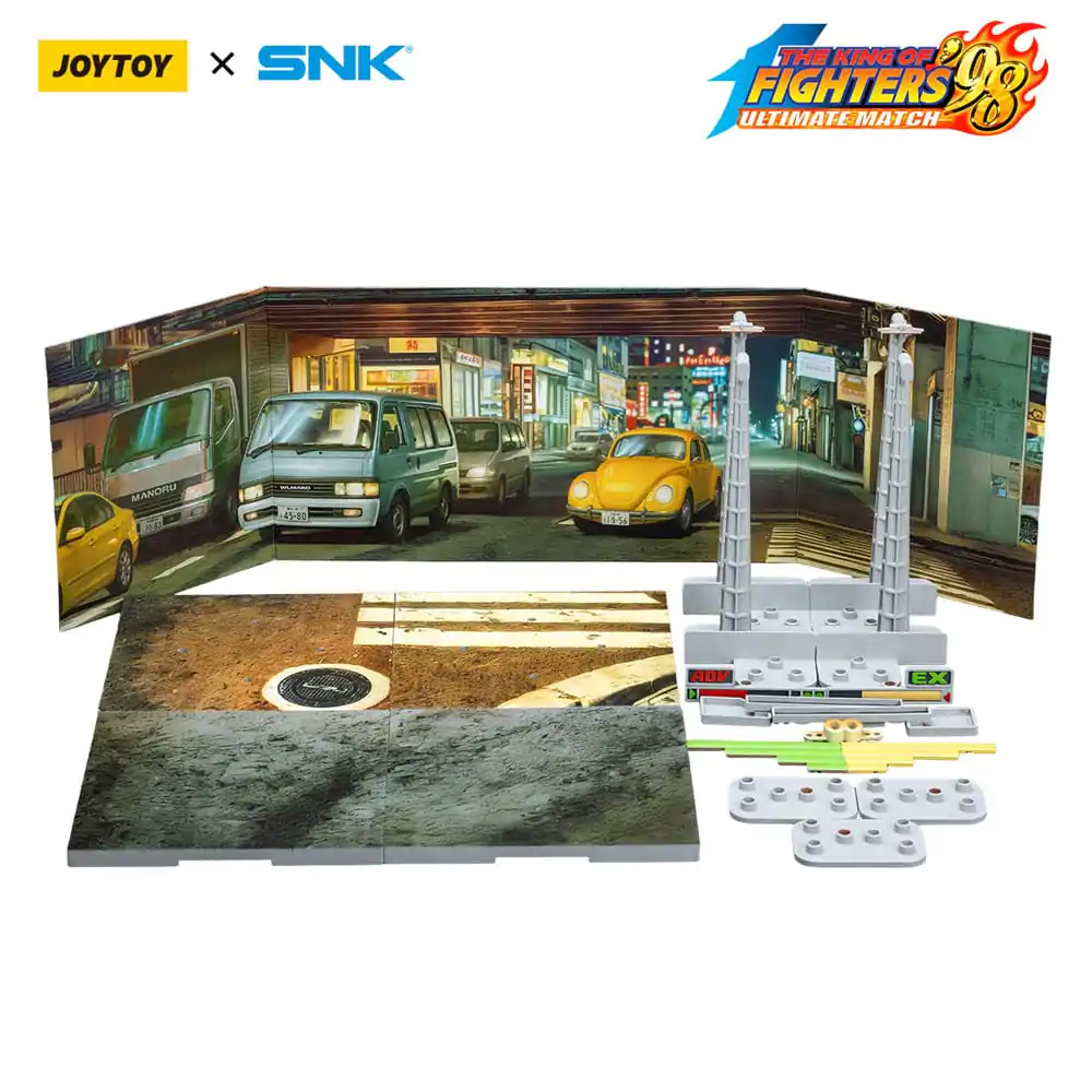 The King Of Fighters '98 Diorama Scénická Základňa Japonská Ulica produktová fotografia