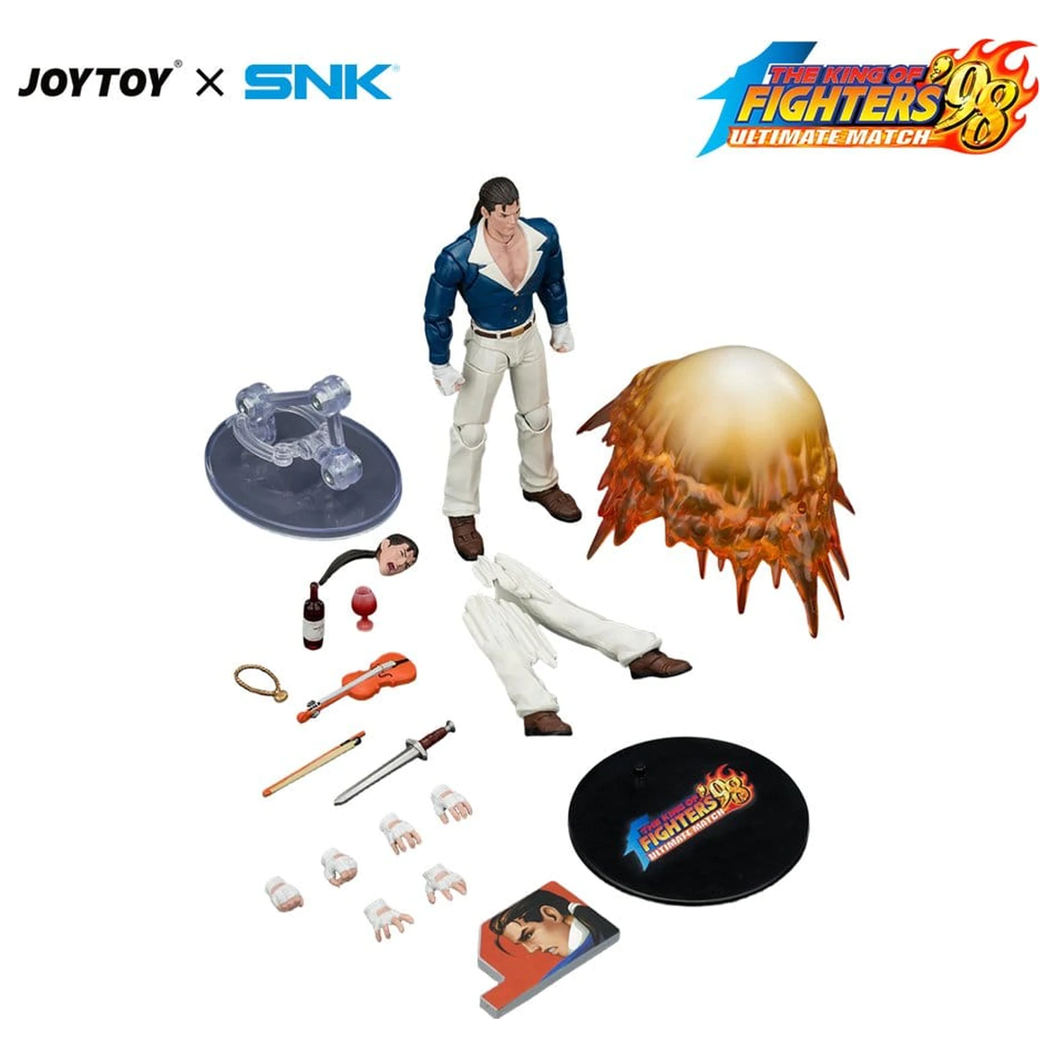 The King of Fighters '98 Ultimate Match Action Figure Robert Garcia (Art of Fighting Team) 12 cm produktová fotografia